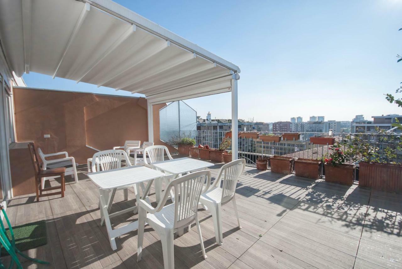 Exclusive Rooftop Apartment With Large Terrace In Solari/Tortona Milano Exterior foto